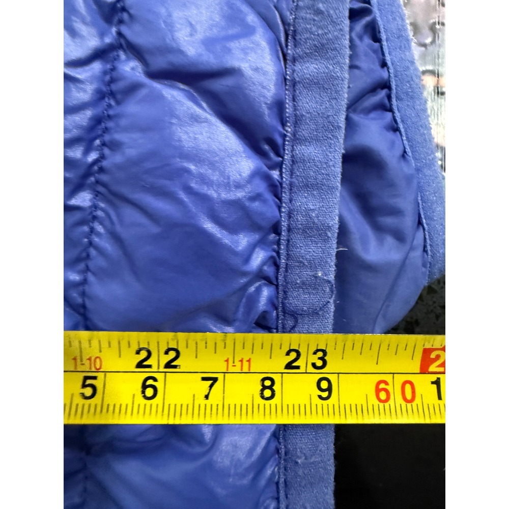 Active Basic Blue Lightweight Hooded Puffer Down … - image 8